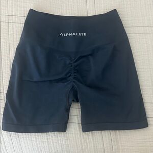 Alphalete Navy Bike Shorts